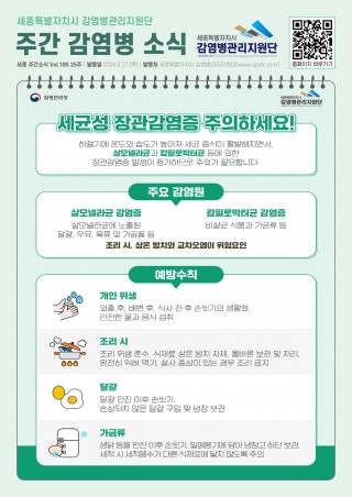 25주_세균성 장관감염증 주의하세요!