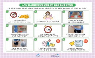 올바른 토사물 처리 리플릿