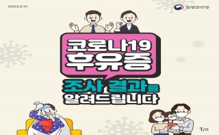 코로나19 후유증 조사 결과 카드뉴스(질병관리청)