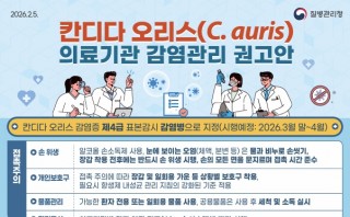 칸디다 오리스(C. auris) 의료기관 감염관리 권고안