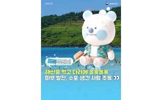 뽀득주의보! 해산물 먹고 다리에 올록볼록, 피부 발진, 수포 생긴 사람 주목(질병관리청 카드뉴스)